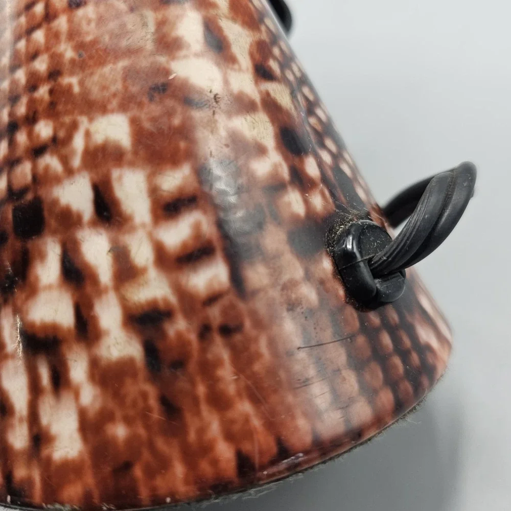 Vintage 90's Lava Lite Safari Series Snakeskin Print Lava‎ Lamp BASE ONLY